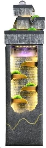 ديكور حديقة نافورة في الهواء الطلق مع مصابيح LED ساحة الفناء ، الفناء الخلفي ، ديكور مياه ديكور مياه السباحة تجميل شرفة المناظر الطبيعية للدخول in Saudi Arabia