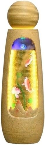 Decor Outdoor Floor Standing Fountain with LED Lights for Porch, Deck, Garden, Backyard for Entryway in Saudi Arabia