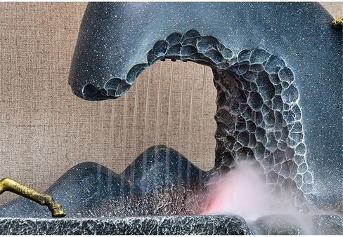 Decor Flowing Water Landscape, Modern Circular Water Scenery Entrance Hall Terrace Fountain Rockery Floor Decoration for Entryway in Saudi Arabia