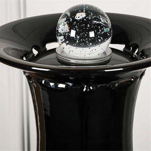 Decor Ceramic Home Decor Modern and Minimalist Water Features Improved Feng Shui Floor Standing Water Fountain Decorations for Entryway in Saudi Arabia