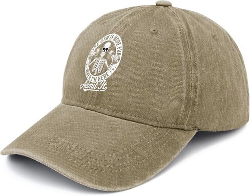 Admit It The Gym is More Fun When Here Hat for Mens Cool Washed Distressed in Saudi Arabia