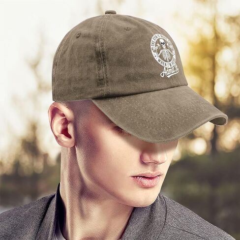 Admit It The Gym is More Fun When Here Hat for Mens Cool Washed Distressed in Saudi Arabia