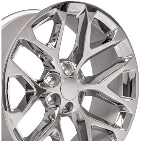 OE Wheels LLC 22 Inch Rim Fits 6x139.7 Silverado suburban Tahoe Sierra Yukon Escalade CV98B 22x9 Chrome Wheels Hollander: 5668 in Saudi Arabia