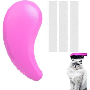 Cat Brush for Shedding - Perfect Cat Grooming Brush for Long-Haired Cats | Deshedding & Hair Remover Brush for Indoor Cats | Pet Brush for Cats in Kuwait