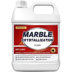 Marble Care Polishing,Mirror Brightening Treatment,Crystal Plating Maintenance,Marble Crystallization Slurry-1 Gallon (1Pce) in Saudi Arabia
