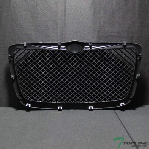 7422438995919 Compatible With 2004 2005-2010 Chrysler 300 / 300C Glossy Black Mesh Front Bumper Grill Grille in Saudi Arabia