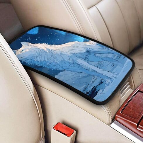 Skull Skellington Halloween Pumpkins Sunflowers Car Auto Armrest Cushion Cover Accessories Center Console Seat Box Pad Protector Universal Decoration for Most Vehicle SUV Truck in Kuwait