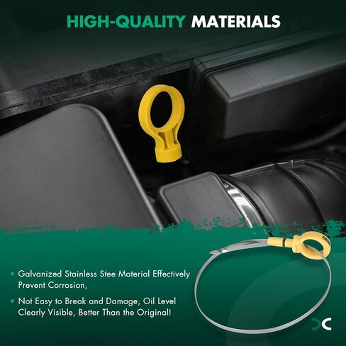 SCITOO 20.55" Oil Dipstick Engine Dipstick Fits for Chrysler Sebring 2005,for Dodge Stratus 2005-2006 in Saudi Arabia