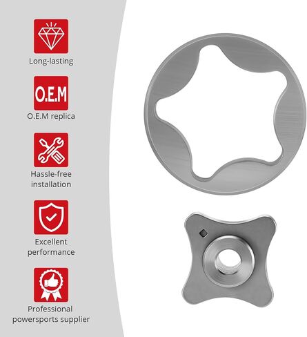 JAVIK Inner & Outer Oil Pump Rotor Fit for Kawasaki Mule 600 610 4x4 KAF400 Mule SX KAF400 2005-2024，O.E.M# 16154-2054 16082-0760 16082-7002 in Saudi Arabia