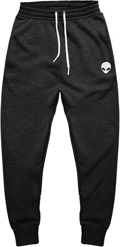 Dalix الغريبة التطريز jogger Fleece sweatpants soft lounge pant pant realtring quistband pockets mens in Saudi Arabia