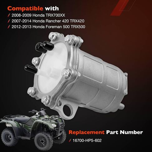 مضخة الوقود متوافقة مع نماذج هوندا ATV （2007-2014 Rancher 420 TRX420 ، 2012-2013 FOREMAN 500 TRX500 ، 2008-2009 TRX700XX）-استبدل# 16700-HP5-602 in Kuwait