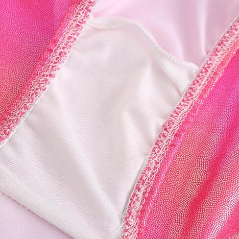 Valcatch Girls Leotard Gymnastics Ballet Slyveless Sparkly Dancly Dance Hood Stard in Kuwait