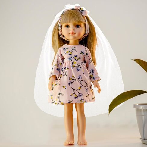 Vosarea 2pcs Doll Wedding Veil Mini Bridlepiece Assories for Doll Photography Gauze Gauze Veil for Well in Saudi Arabia