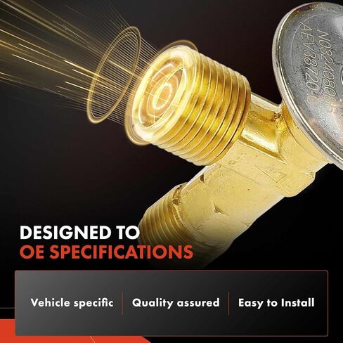 صمام التوسع A-premium A/C متوافق مع شيفروليه إمبالا وهوندا أكورد آند AMC Gremlin & Audi 100 Series & Buick Electra & Cadillac Deville & Ford Ltd & Mercury Colony Park & ​​Vam Javelin in Saudi Arabia