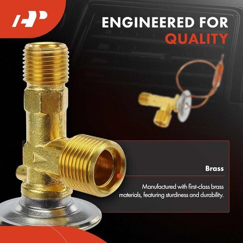 صمام التوسع A-premium A/C متوافق مع شيفروليه إمبالا وهوندا أكورد آند AMC Gremlin & Audi 100 Series & Buick Electra & Cadillac Deville & Ford Ltd & Mercury Colony Park & ​​Vam Javelin in Saudi Arabia