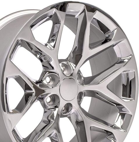 OE Wheels LLC 22 inch Rim Fits 6x139.7 Silverado Suburban Tahoe Sierra Yukon Escalade CV98B 22x9 Chrome Wheels Hollander: 5668 in Saudi Arabia