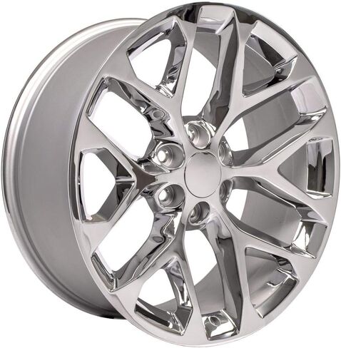 OE Wheels LLC 22 inch Rim Fits 6x139.7 Silverado Suburban Tahoe Sierra Yukon Escalade CV98B 22x9 Chrome Wheels Hollander: 5668 in Saudi Arabia
