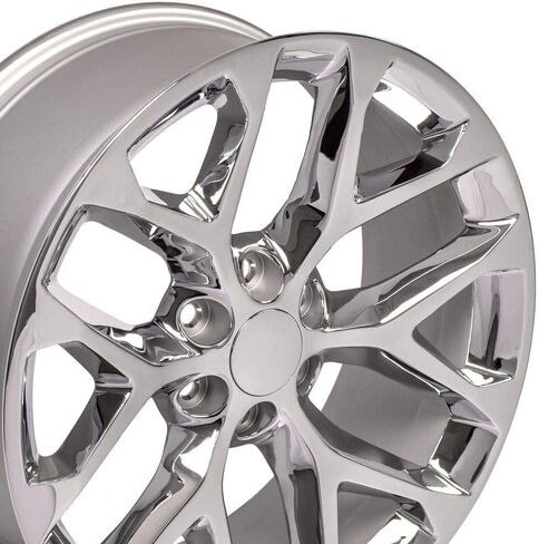 OE Wheels LLC 22 inch Rim Fits 6x139.7 Silverado Suburban Tahoe Sierra Yukon Escalade CV98B 22x9 Chrome Wheels Hollander: 5668 in Saudi Arabia