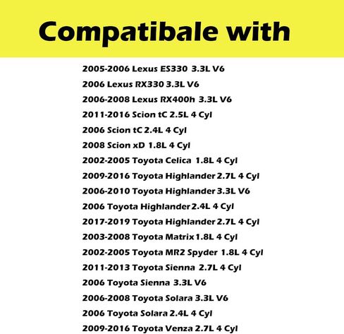 90916-A3003 90916-03129 Toolant Thermostat متوافق مع Toyota Lexus ، Avalon Camry Corolla Highlander Matrix Prius Rav4 Sienna Solara Tacoma Yaris ES300 ES350 GS300 LS400 RX350 90916A3003 9091603129 in Saudi Arabia