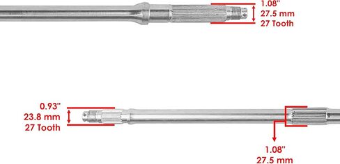Caltric Rear Axle Shaft Wheel Hub Compatible with Honda TRX450FE TRX450FM Foreman 450 4x4 2002 2003 2004 in Saudi Arabia