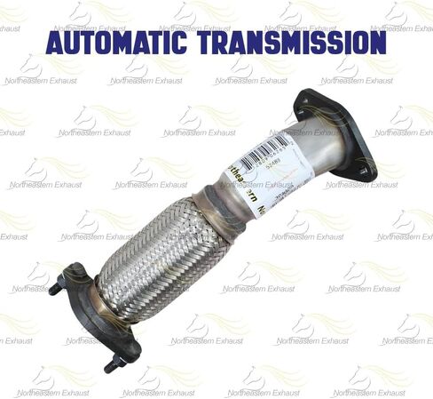 Northeastern Exhaust | Stainless Steel Front Flex Pipe Compatible for 2003-2004 Ford Focus 2.3L | Free Gaskets and Bolts & Nuts Included | Automotive Replacement Part in Saudi Arabia