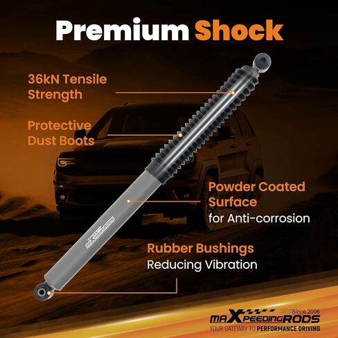 MaxPeedingRods 0-2 "امتصاص الصدمات الخلفية لفورد F-250 F-350 Super Duty 4WD RWD 1999-2016 ، G1 نسخة ترقية in Saudi Arabia