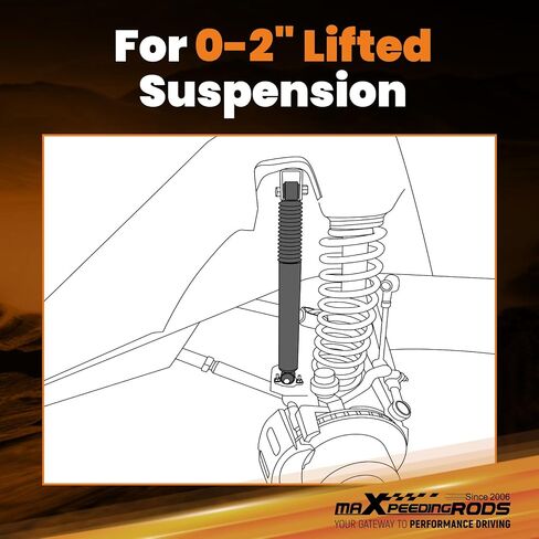 MaxPeedingRods 0-2 "امتصاص الصدمات الخلفية لفورد F-250 F-350 Super Duty 4WD RWD 1999-2016 ، G1 نسخة ترقية in Saudi Arabia