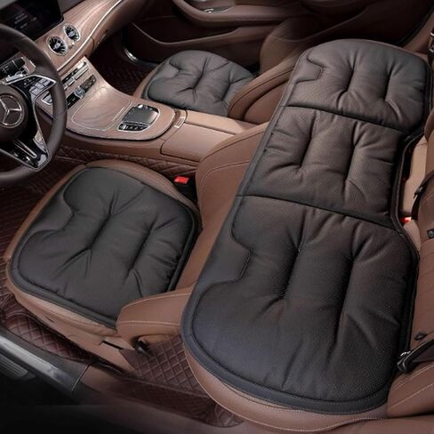 Livena Car Seat Cushion for Driving, 3D Air Mesh Breathable, Non-Slip Bottom, Universal Fit for Car/Truck/Office/Home (Brown,Seat) in Saudi Arabia