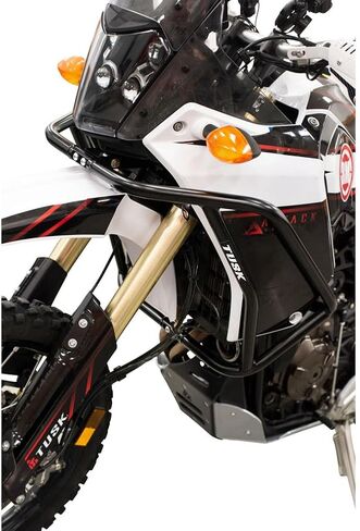قضبان تحطم Tusk - حرس المحرك أسود متوافق مع Yamaha Tenere 700 2021-2024 in Saudi Arabia