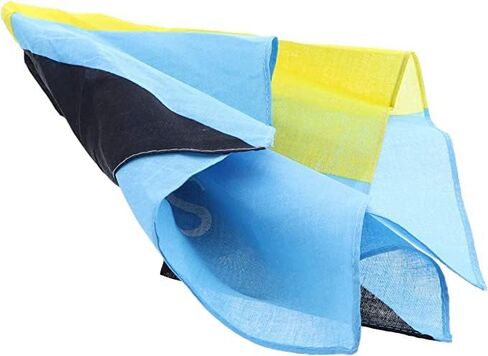 Bahamas Flag Bandana – 21x21 Patriotic Caribbean Head Wrap for Men & Women – Bahamas Flag Bandana for Festivals, Carnival, Travel, National Pride & Fashion in Saudi Arabia