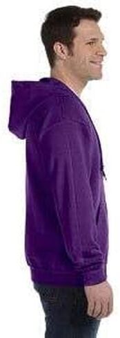 Product of Brand Gildan Adult Heavy Blend 8 oz, 50/50 Full-Zip Hood - Purple - XL - (Instant Savings of 5% & More) in Saudi Arabia