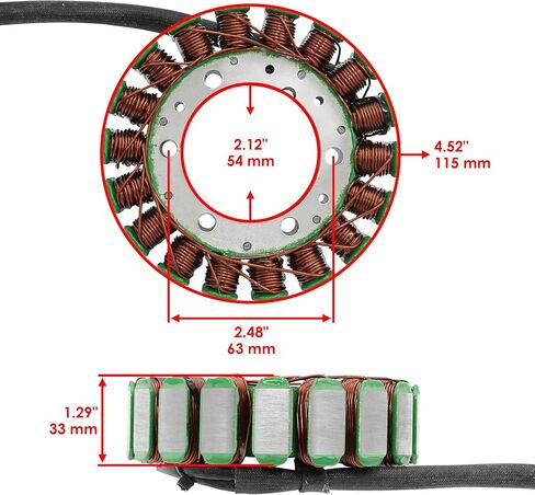 Caltric Stator متوافق مع Can-Am Spyder RT RTS SE5 SM5 2010 2011 2012 2013 Magneto 420685500 in Kuwait