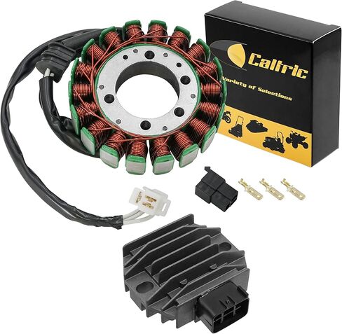 Caltric Stator and Regulator Rectifier Compatible With Yamaha Xv1600 Xv-1600 Road Star 1600 Silverado 1999-2003 in Saudi Arabia