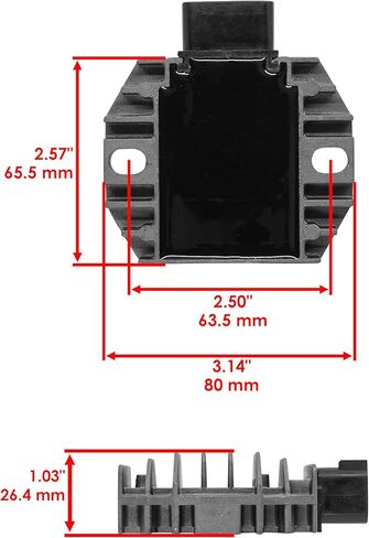 Caltric Stator and Regulator Rectifier Compatible With Yamaha Xv1600 Xv-1600 Road Star 1600 Silverado 1999-2003 in Saudi Arabia