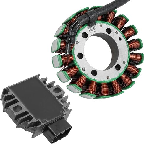 Caltric Stator and Regulator Rectifier Compatible With Yamaha Xv1600 Xv-1600 Road Star 1600 Silverado 1999-2003 in Saudi Arabia
