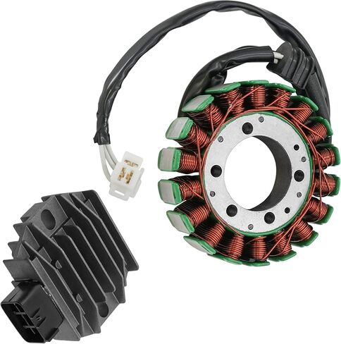 Caltric Stator and Regulator Rectifier Compatible With Yamaha Xv1600 Xv-1600 Road Star 1600 Silverado 1999-2003 in Saudi Arabia