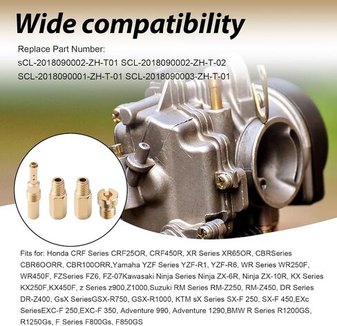 40PCS Carburetor Main Jet Plan Pilot Jet Kit لـ PWK CVK PE KEIHIN OKO KOSO مع JETs الرئيسية 30PCS CARBURETOR و 10 PCS PLOOT PILOT JETS ، استبدل #SCL-2018090002-ZH-T-01/02 in Saudi Arabia