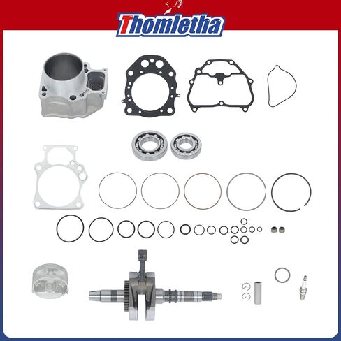 Engine Kit Crank Cylinder Piston Gaskets Seals Bearings Valves Replacement for Honda TRX500 Foreman 2014-2020 2021-2025 Replacement for 12100-HR0-F00 13000-HR3-A40 in Saudi Arabia