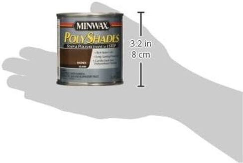 Minwax PolyShades Wood Stain + Polyurethane Finish – Quart, Honey, Gloss in Kuwait