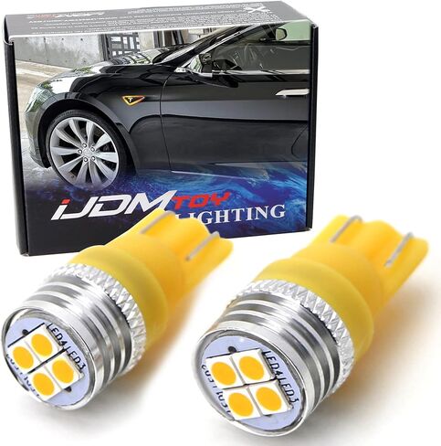 iJDMTOY Super Bright Ultra Blue LED Side Marker Light Replacement Bulbs Compatible With 2012-2016 Tesla Model S in Saudi Arabia