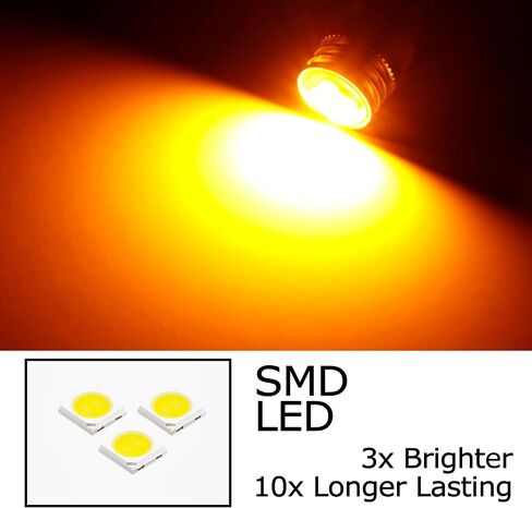 iJDMTOY Super Bright Ultra Blue LED Side Marker Light Replacement Bulbs Compatible With 2012-2016 Tesla Model S in Saudi Arabia