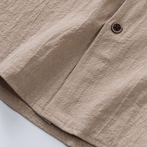 Men Linen Sleeveless Hoodies Button Down Shirt Summer Casual Hawaiian Beach Lightweight Fashion Hoodies in Saudi Arabia