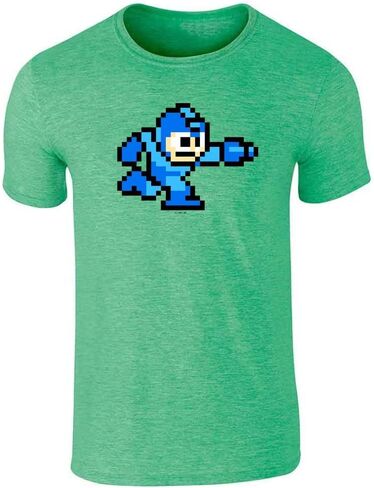 Threads pop mega man 8 بت تشغيل عتيقة فيديو عتيقة megaman graphic تي شيرت للرجال in Saudi Arabia