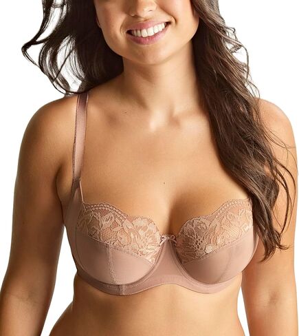 Panache Women Nina's Nina underwire Stretch Lace Side Support Bra | نمط الشرفة ، تغطية كاملة للتشهيات الكبيرة in Kuwait