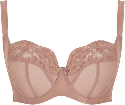 Panache Women Nina's Nina underwire Stretch Lace Side Support Bra | نمط الشرفة ، تغطية كاملة للتشهيات الكبيرة in Kuwait
