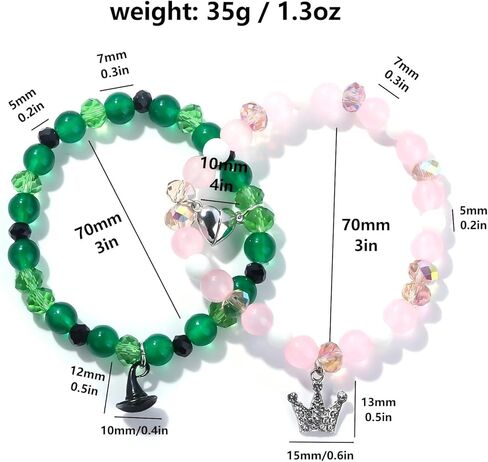 سوار سحر الرعب الكلاسيكي للفيلم - سلاسل الصداقة مطابقة BFF - هدايا أزياء الهالوين للنساء للنساء والمعجبين in Kuwait