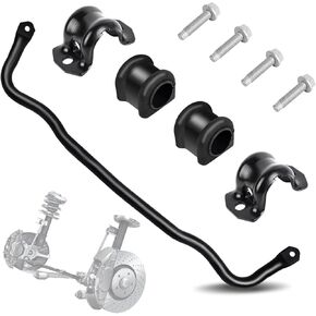 NBPLUS 55398938AC Front Suspension Stabilizer Bar for Dodge Ram 1500 2009-2010, 2011-2018 Ram 1500, 2019-2022 Ram 1500 Sway Bar Includes Bushing&Retainers&Screws in Kuwait