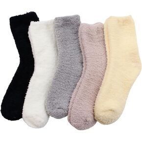 جوارب غامضة للنساء ، جوارب دافئة رقيقة مريحة مريحة الألياف الدقيقة الفخمة الشتوية هدايا شبشب الهدايا للنساء in Kuwait