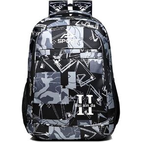 Camouflage Teenagers Backpack Nylon Elementary School Bags Durable Students Bookbags Senior School Shoulder Bag (pink) in Saudi Arabia