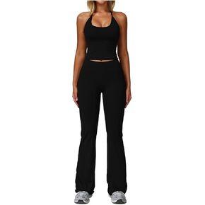 2Pcs Women Sets Casual Breathable Anti-Sweat Fitness Sports Bra Gym Running Workout Yoga Clothes in Saudi Arabia